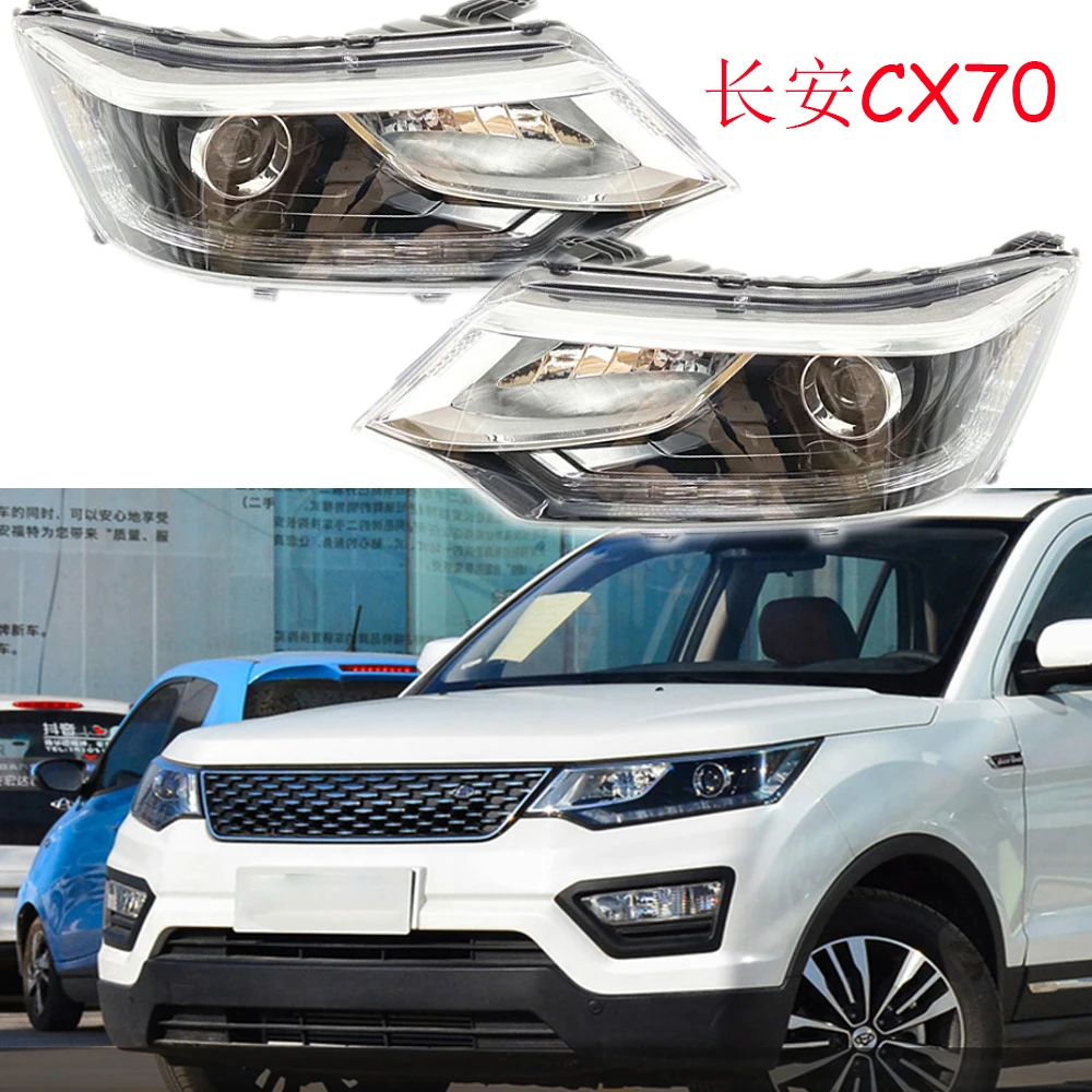 

1pcs car bumper CHANG AN headlamp for ChangAn CX70 headlight 2016~2018y car accessories head lamp ChangAn CX70 fog lamp