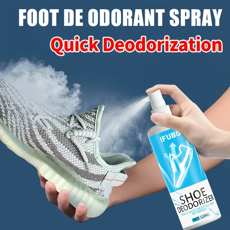 

Quick Shoe Deodorizer Spray: Chemical-Free Odor Eliminator, Long-Lasting Freshness for Shoes/Cars/Wardrobes
