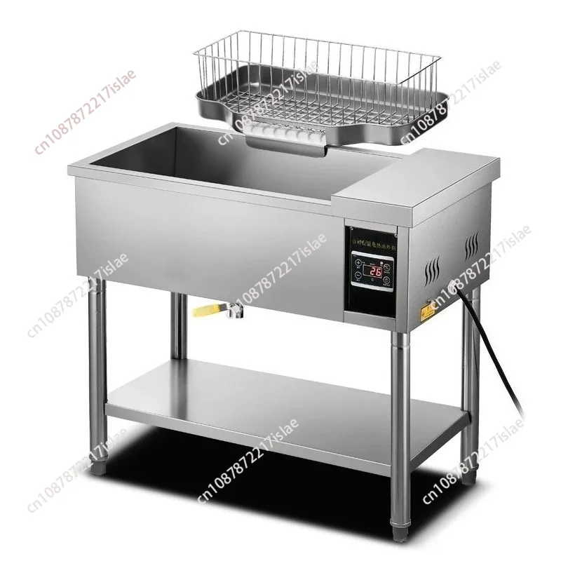 Vertical 25L Large Capacity Electric Deep Fryer Smart Constant Temperature Fryer for Skewers Potato Chips