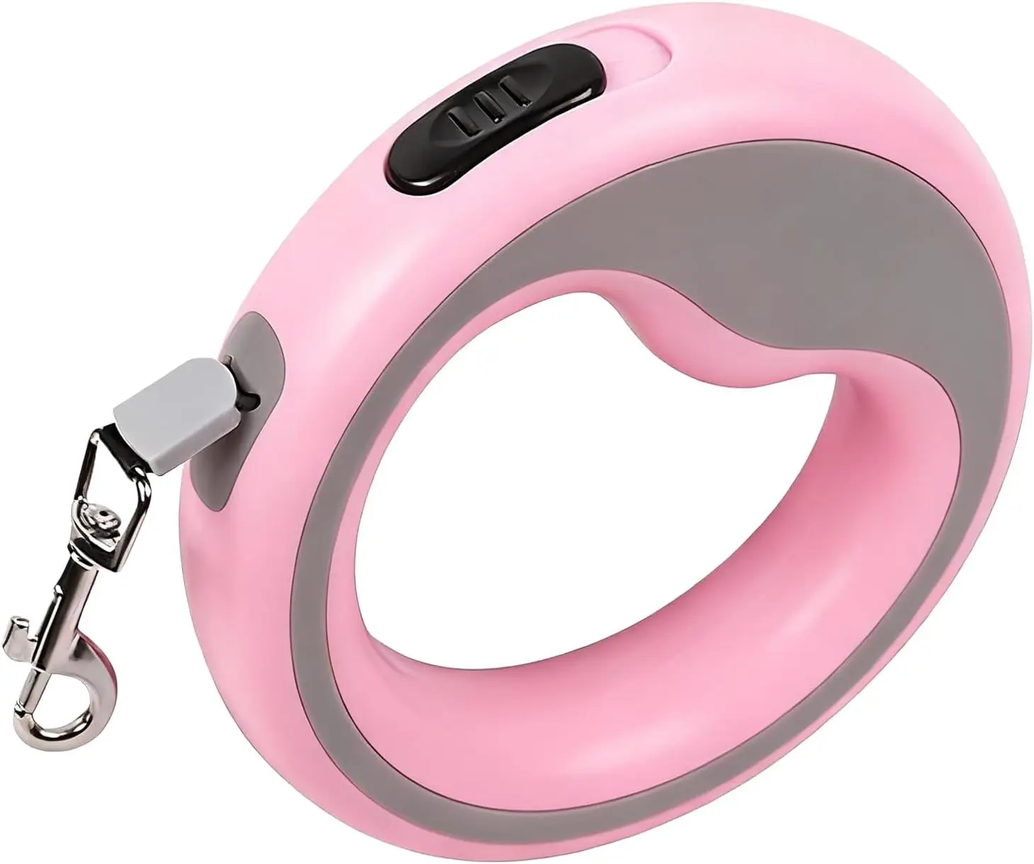 Retractable Dog Lead Heavy-Duty Extendable Dog Leads Strong Nylon Tape Leash One-Handed Brake  Lock Tangle-Free Design for Small