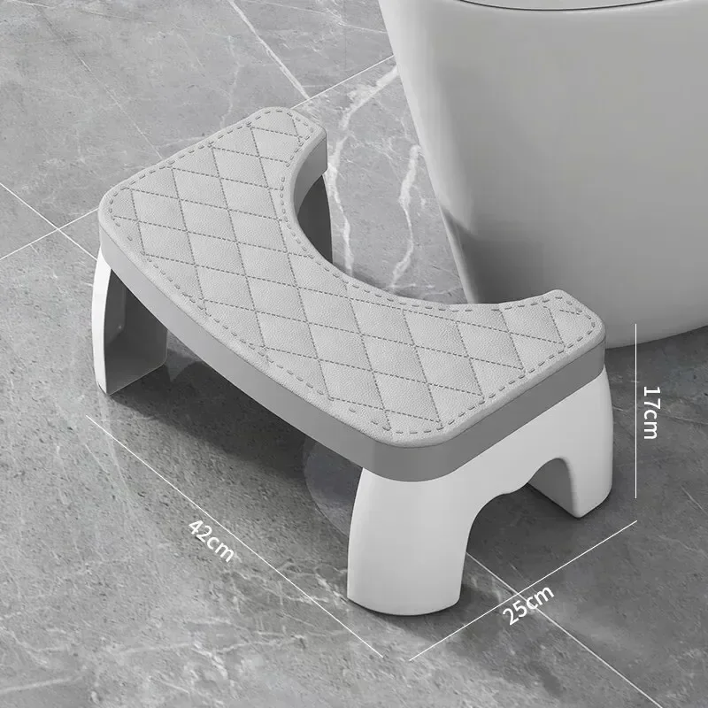 1 pz wc Squat sgabello rimovibile antiscivolo sedile del water sgabello portatile Squat sgabello casa accessori per il bagno per adulti