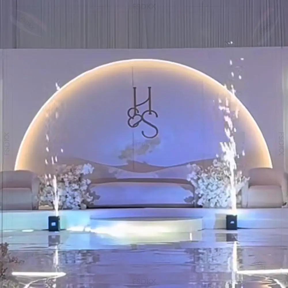 

FSDKX Professional Custom White Square PVC Backdrop Wedding Decoration Birthday Party Background