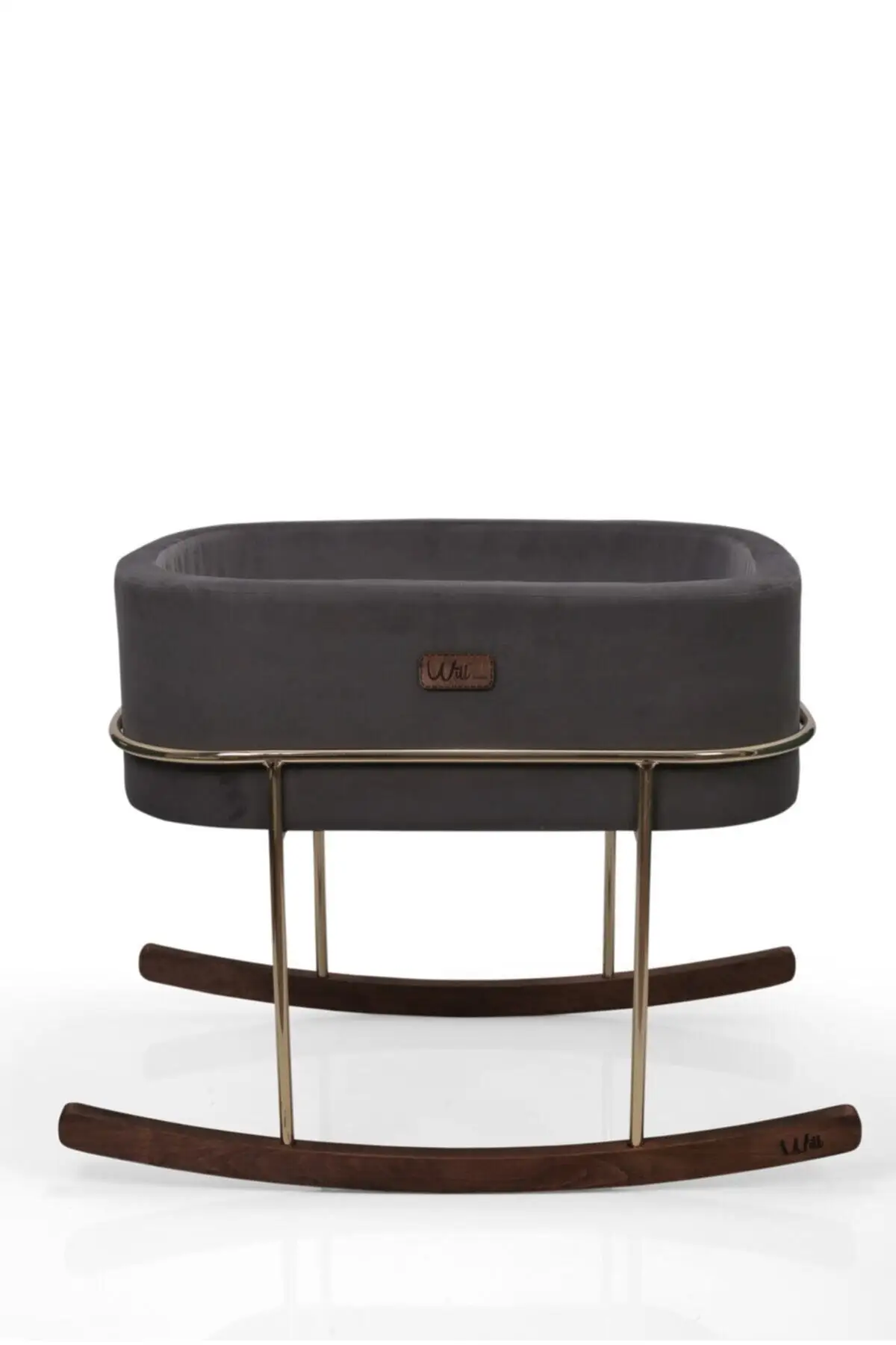 Neben Mutter So Krippe Anthrazit Gold