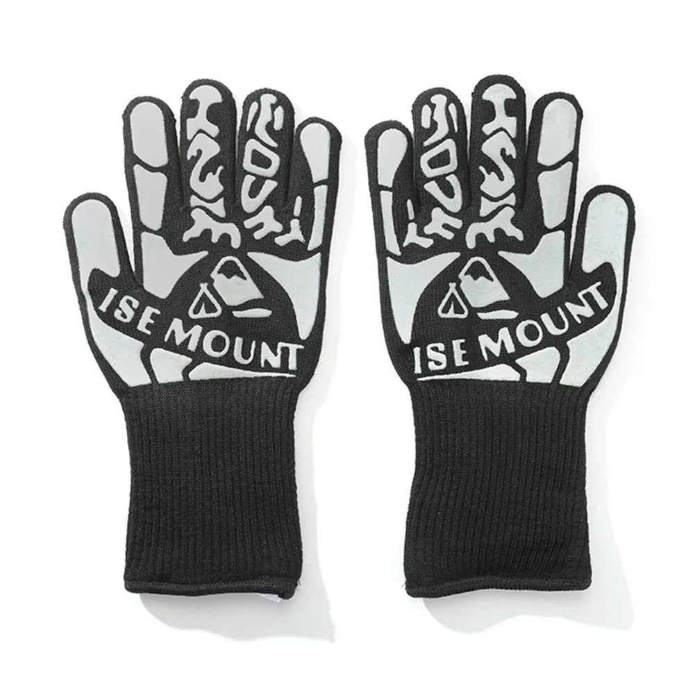 

l Gants en silicone résistants aux hautes températures, mitaines anti-brûlure, ignifuges, isolation thermique