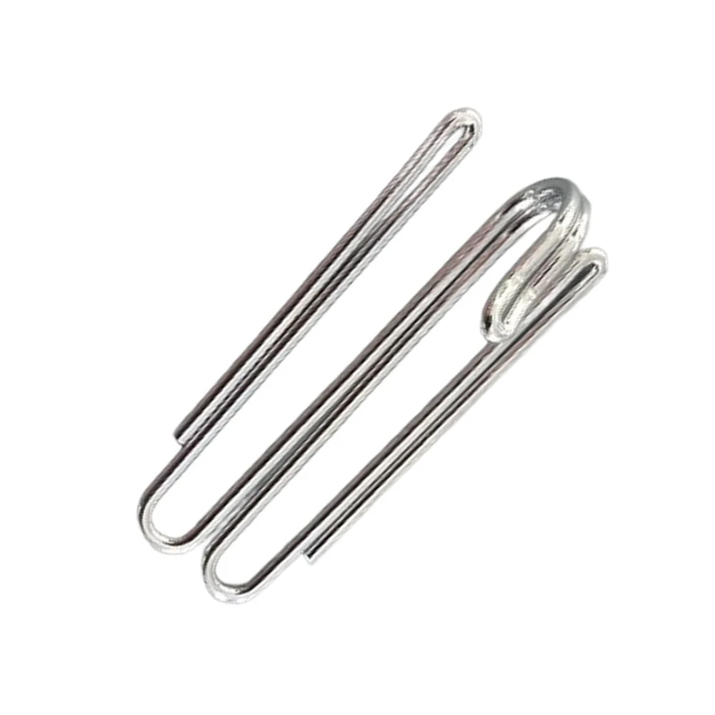 Galvanized Zinc Curtain Hooks for French Pleat and Pinch Pleat Installation Suitable for Residential and Commercial Use