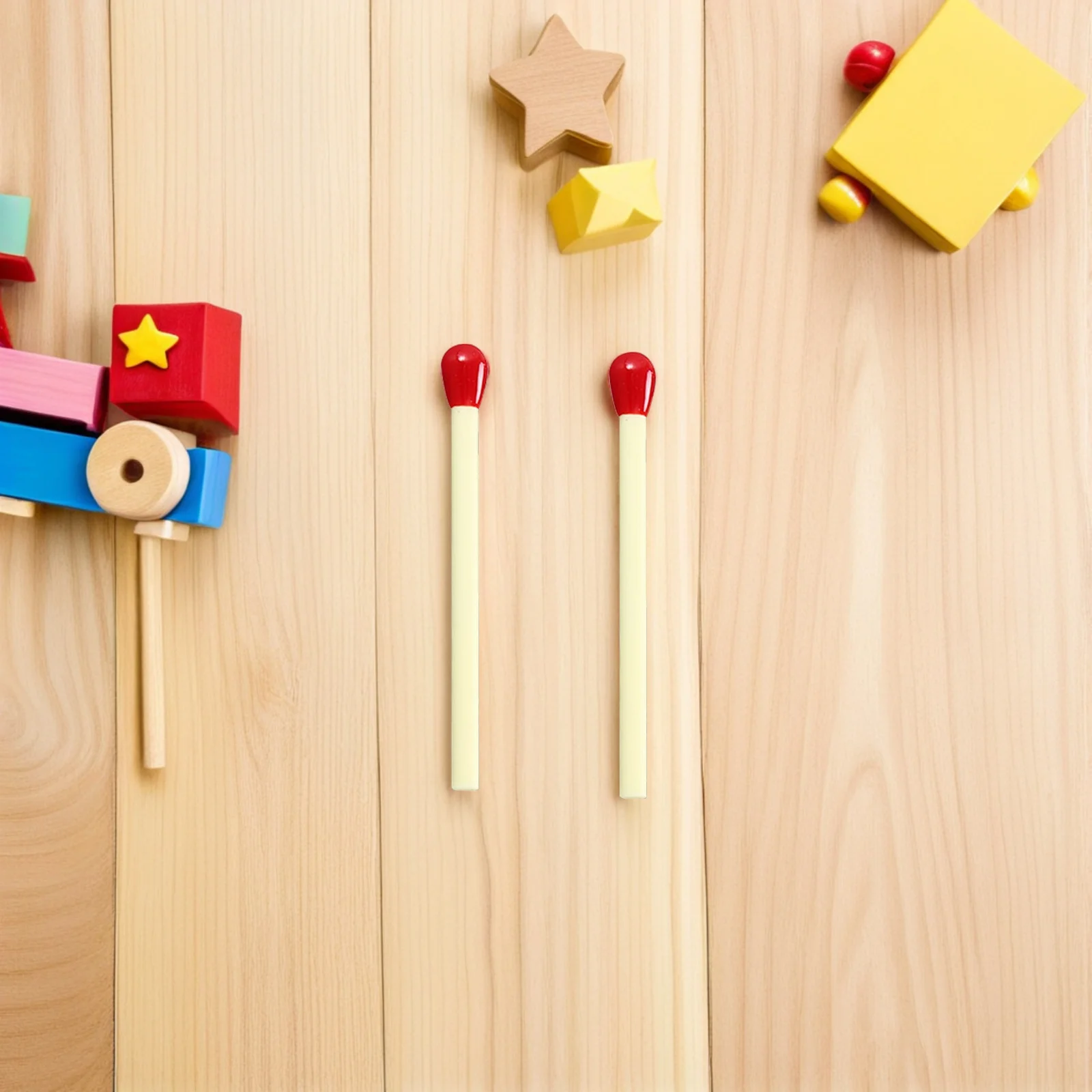 

40Pcs Plastic Match Pens Comfortable Grip Writing Pens Unique Cartoon Design Holiday Party Decorative Gifts