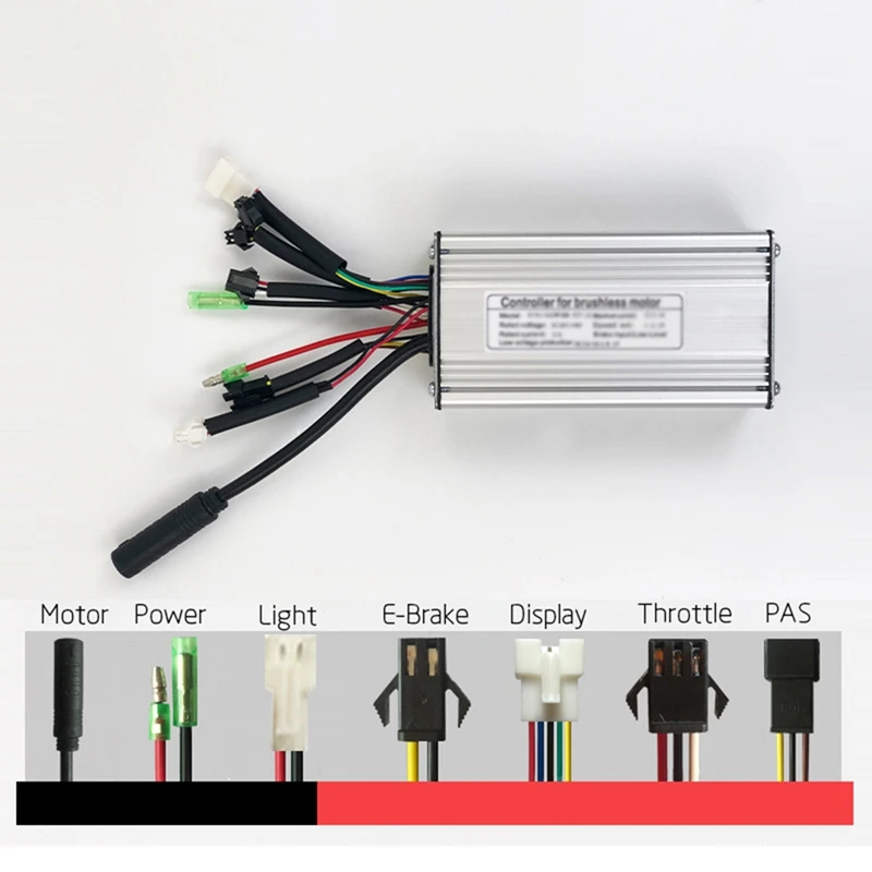 For 36V 48V 500W 750W Motor Electric Bike Motor Controller Kit With LCD8H LCD Display Motor Controller