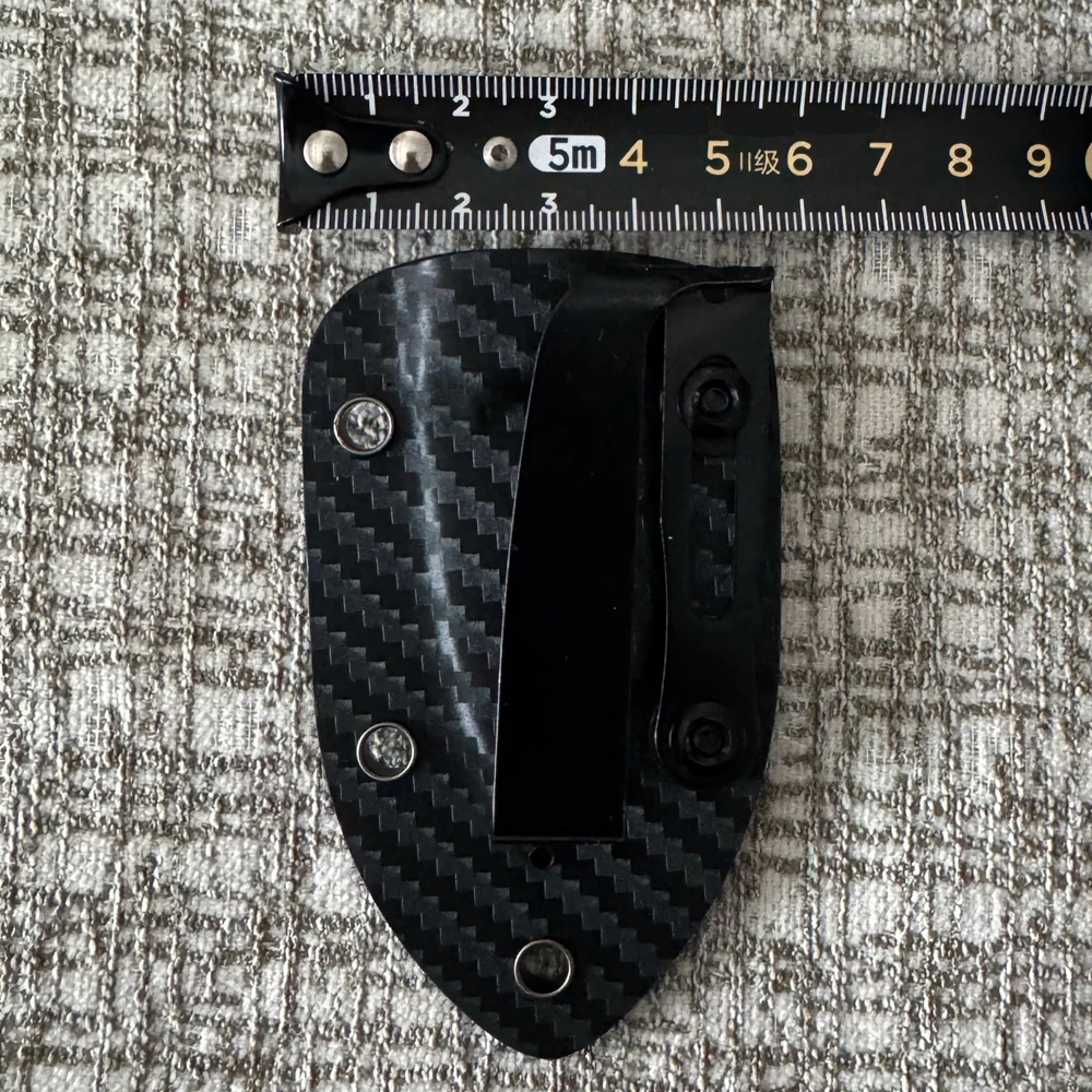 Titanium Alloy DC53 Crowbar with Carbon Fiber Sheath Bottle Opener Outdoor Multifunction EDC Tools