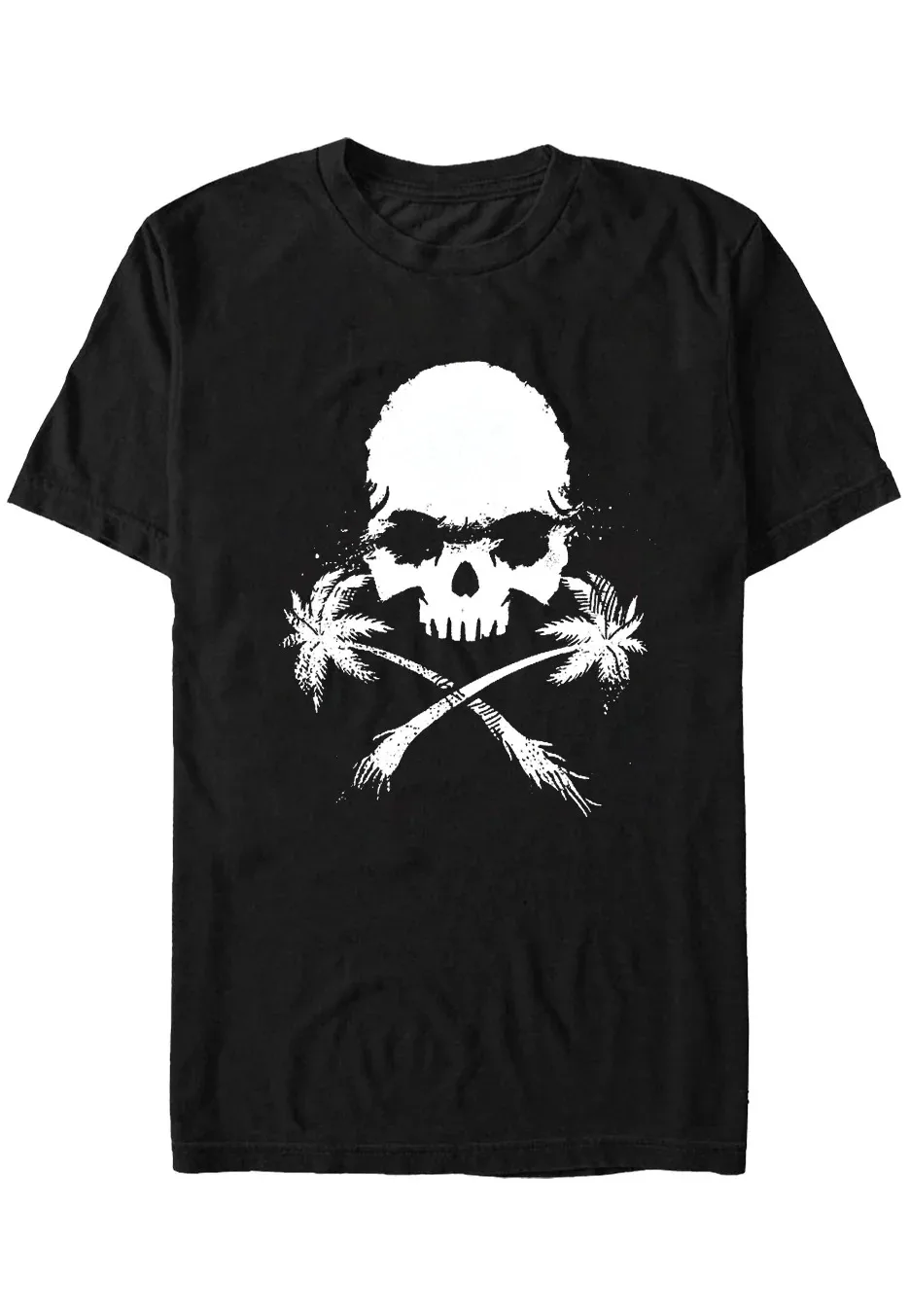 

Skull Fashion Street Trend Fashion Clothing Graphic Printing Summer Luxury Brand Cotton Men's and Women's T-Shirts Short Sleeves