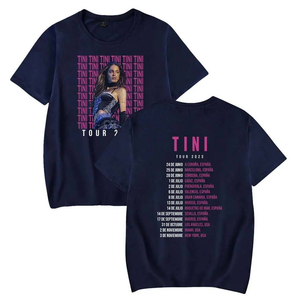 Tini Tour 2023 T-shirt Tini Stoessel Merch Unisex Crewneck Short Sleeve Tee Men Women T-shirt Fashion Clothes