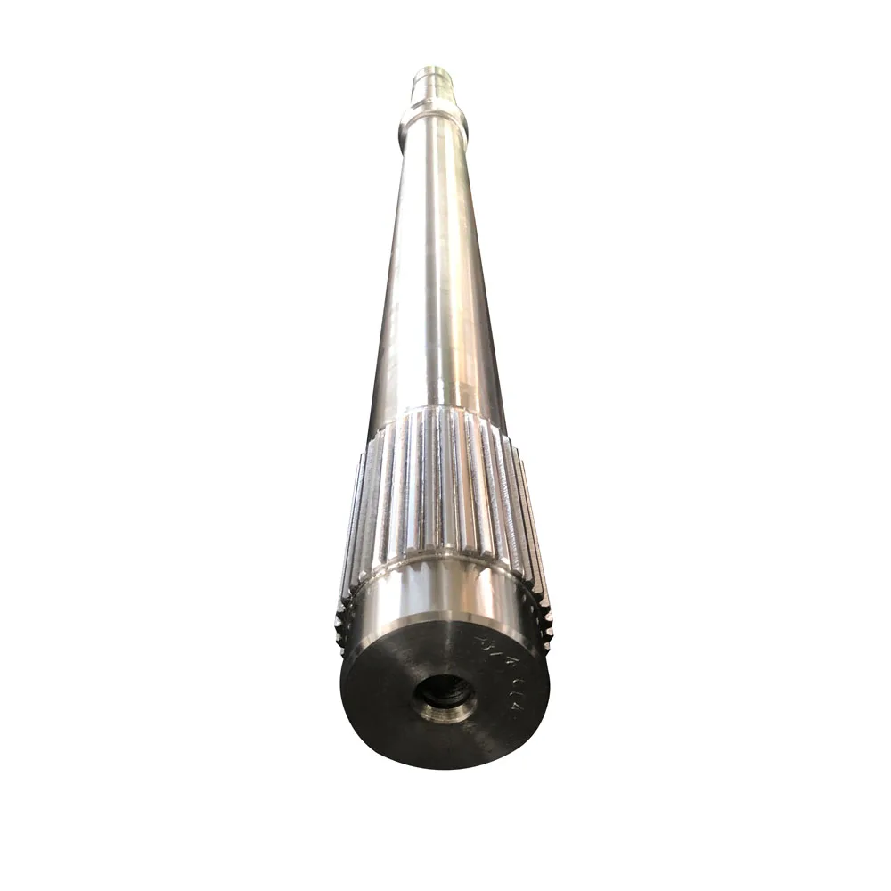 High Precision Custom Steel Spline Gear Shaft for Industrial Transmission, CNC Machined Replacement Gear