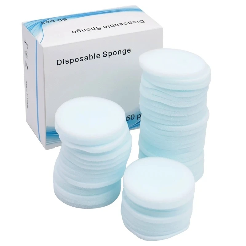 8×50Pcs/bag Dental Disposable Sponge Pad Dentist Endo Files Drills Block Holder Replacement Foam Sponges Foam Dentistry Material