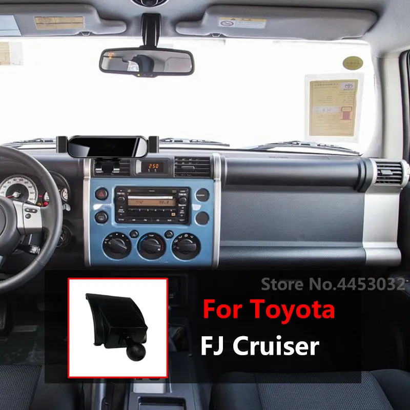 

Car Mobile Phone Holder For Toyota FJ Cruiser 2019 - 2007 Mounts Bracket GPS Stand Rotatable Support Accessories 3 Colors