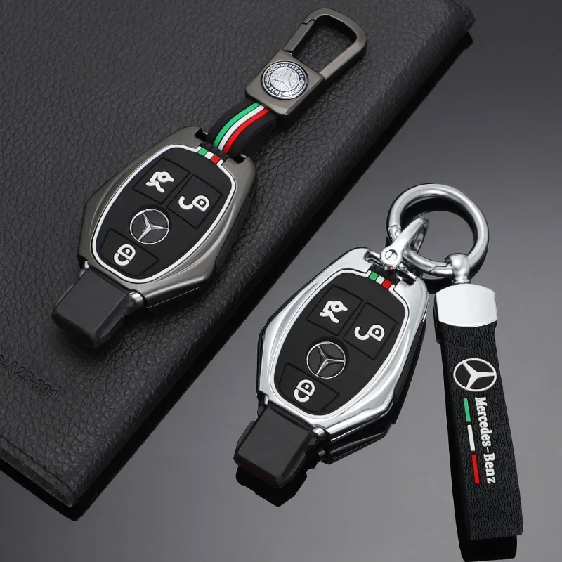 Car Key Case Cover Protector Holder Shell For Mercedes Benz A B C E Class GLS GLA GLK GLC CLS CLA AMG W204 W205 W212 W463 W176