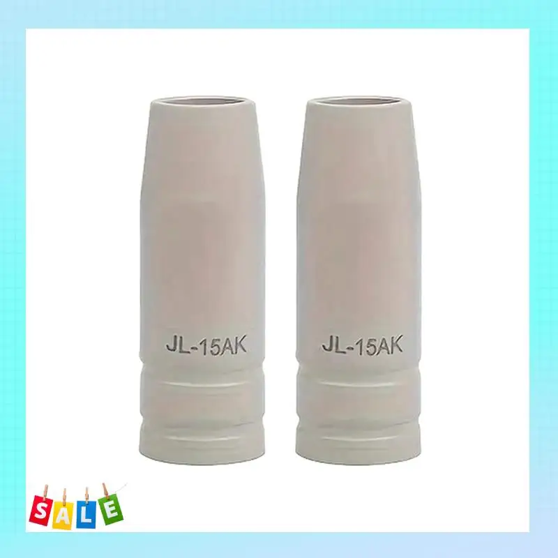 

A56X 12Pcs Nozzle Tip Holder 15AK MIG Nozzle Tip Holder Welding MIG Welding Contact Pin Point Cover Nozzle Kit