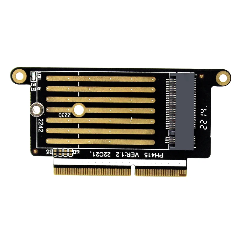 Adaptador de tarjeta SSD A1708, lector de tarjetas M Key NVMe M2, NGFF M.2 SSD Riser para Apple Macbook Pro Retina 13 "A1708 2016 2017