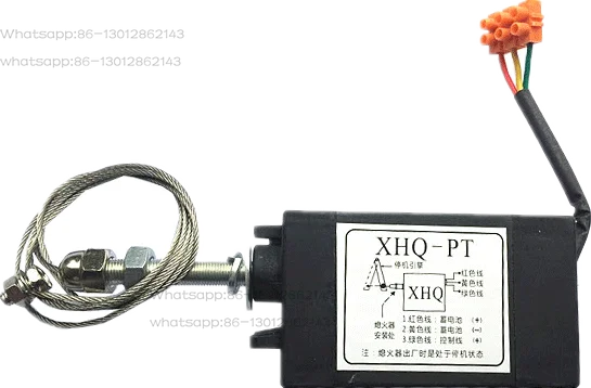 Excavator forklift Marine electronic cut-off stop solenoid valve throttle controller XHQ-PT