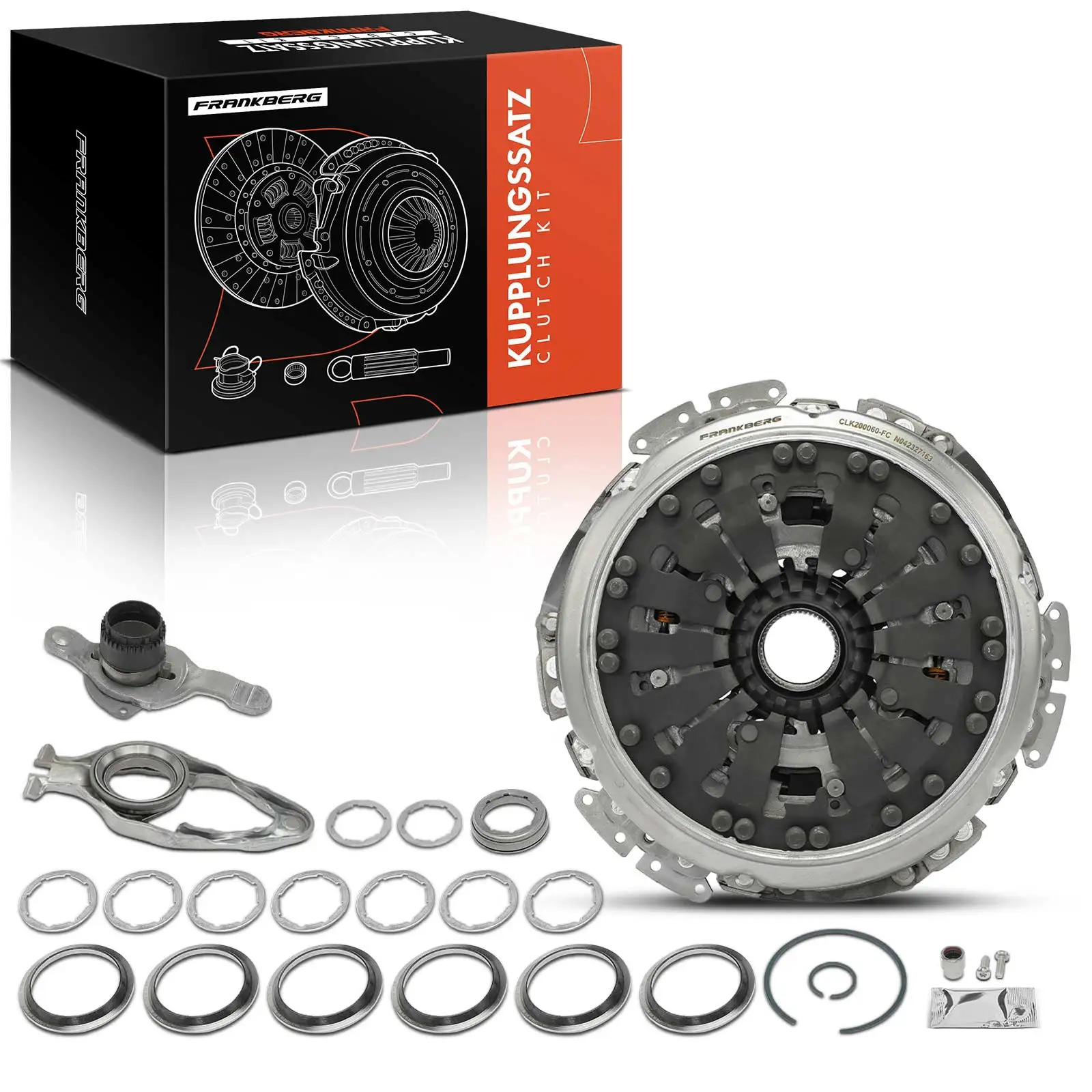 Frankberg 1x Koppelingsset voor VW Golf Plus Sports van VI Variant VII Jetta Passat Polo Scirocco Touran T-ROC 0AM141017BP