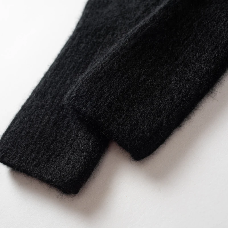 MERRILAMB Herbst Winter Handschuhe Frauen Hohe Qualität Kaschmir Stricken Weiche Warme Touchscreen Fäustlinge Stretch Solide Volle Finger Guantes – Detail 24