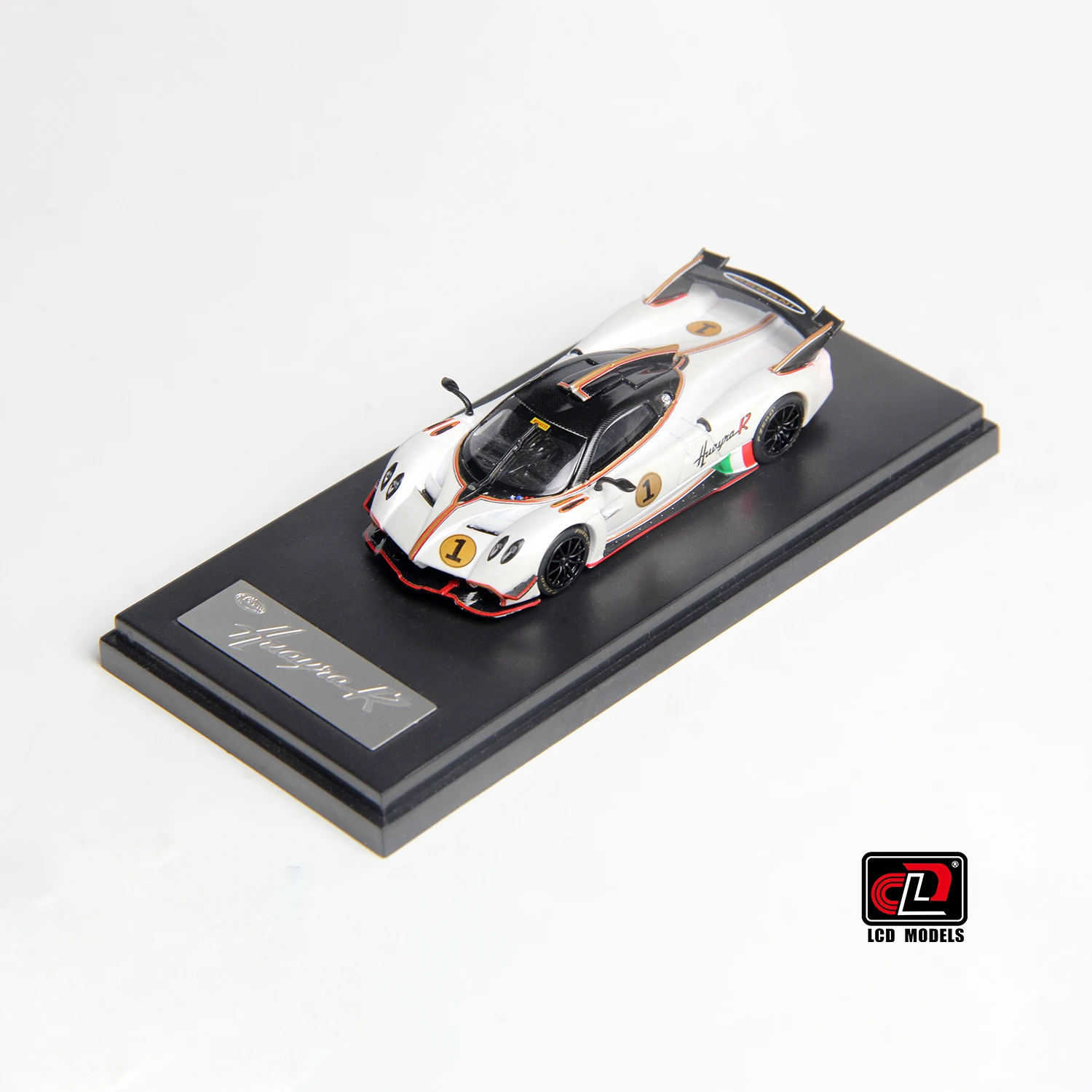 Newly Stocks LCD 1:64 Huayra R 1# White Color Diecast Scale Model Car In 2024