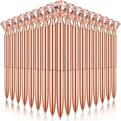 100Pcs Diamond Pens Crystal Metal Ballpoint Pens Bridal Shower Pens for Wedding Office Birthday