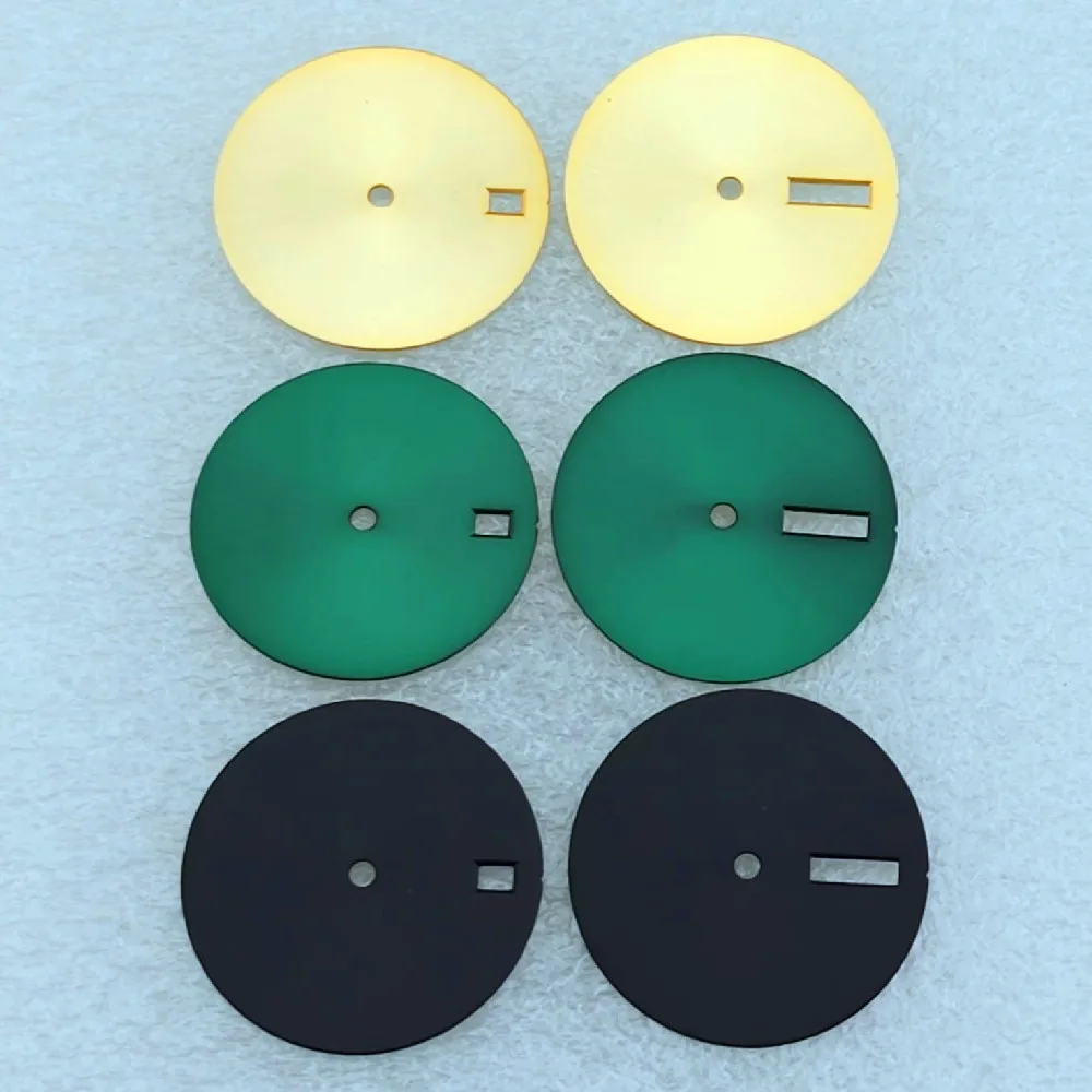 28.5mm Various Colors No Luminescence Blank Dial Suitable For Japanese Nh35 Nh36 Automatic Movement