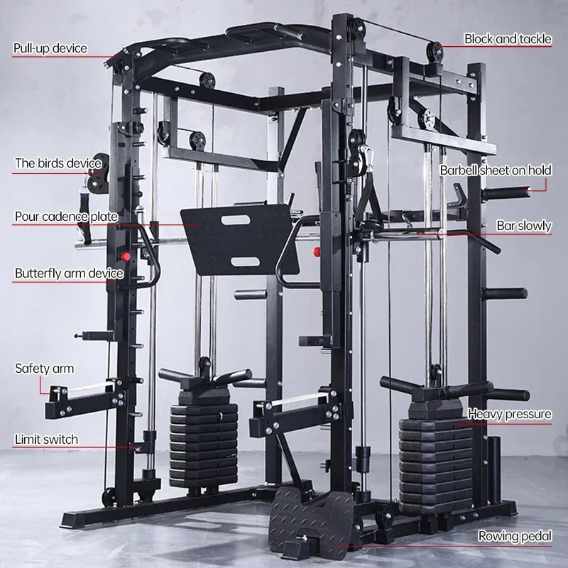 Comprehensive Training Device Fitness Home Exercise Multifunction Gym Equipment Smith Machine