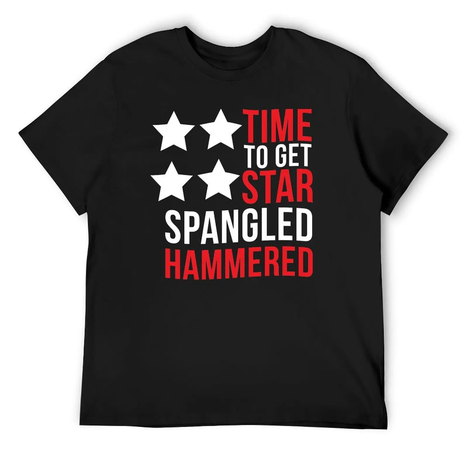 

Time To Get Star Spangled Hammered T-Shirt cute tops anime clothes sweat shirts, men