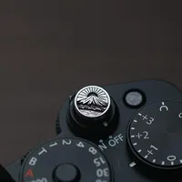 Camera Metal Soft Release Button Shutter Button Hot Shoe Cover For Sony A7C2 Fujifilm XT50 X100VI Xhalf XM5 XE4 Nikon ZF Leica
