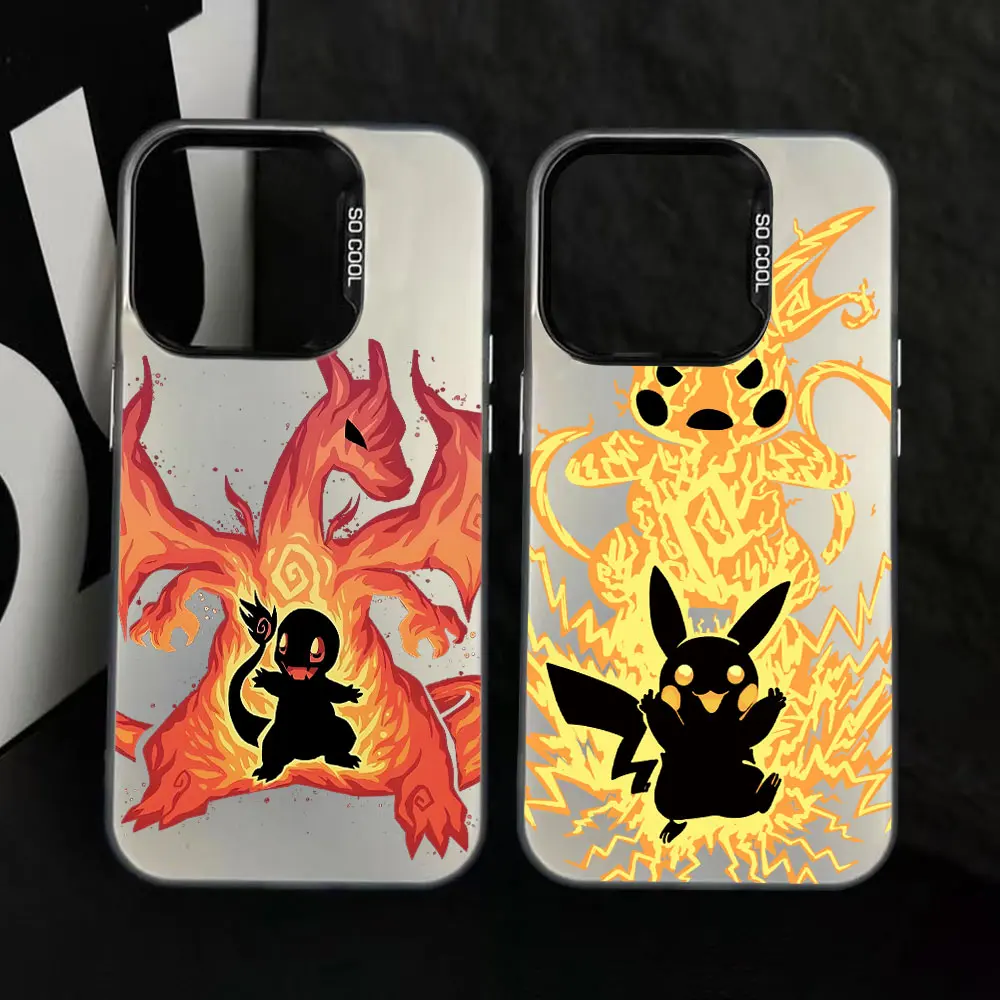 أنيمي بيكاتشو Gengar السنجاب قضية الهاتف ل Xiaomi Redmi 14C 13C 12C 10 A1 A2 A3 A5 9T 9A K60 K40 5G مكافحة سقوط ماتي الغطاء الخلفي #2