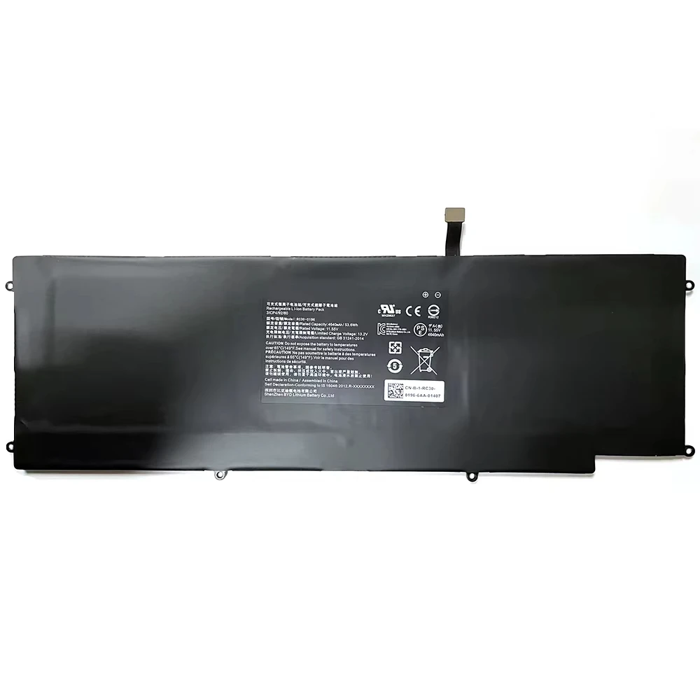 RC30-0196 RZ09-0196 11.55V 53.6Wh 4640mAh Laptop Battery For Razer Blade Stealth 2016 2017 Series RZ09-0239 RZ09-0168
