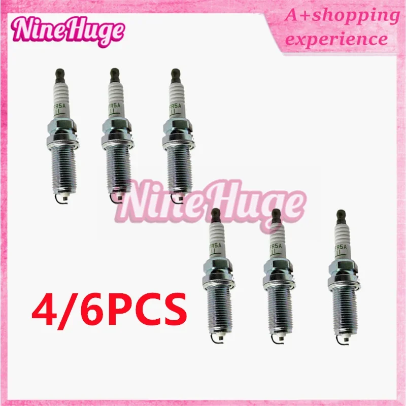 

4/6 шт. LFR5A-11 22401-8H515 LFR5A11 224018 H515 Нормальная свеча зажигания для Nissan Almera N16 X-Trail T30 Premera P12