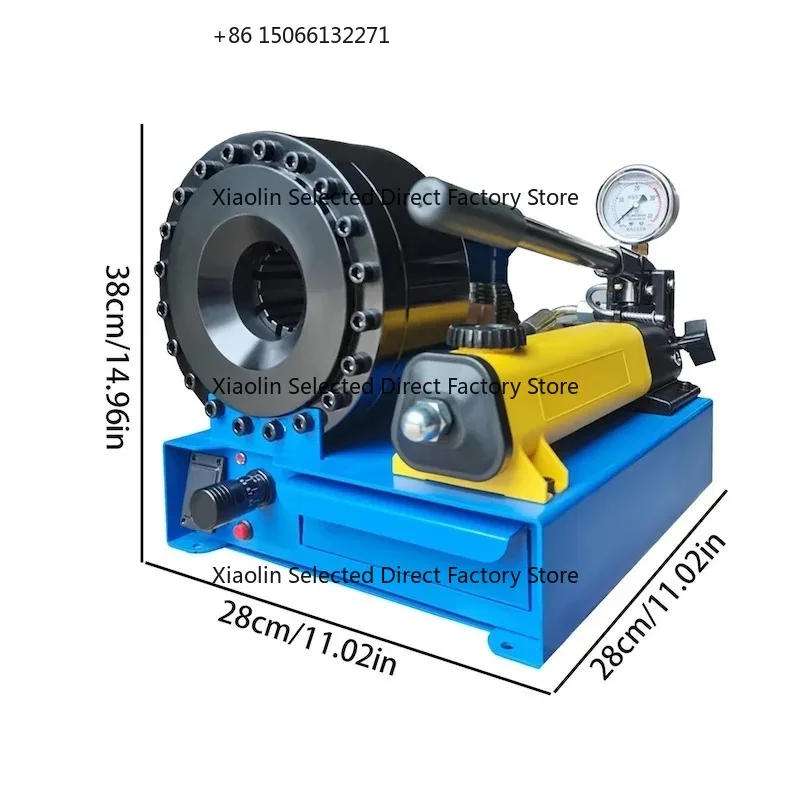 

2SN 1inch Factory Sales Manual Hydraulic Hose Crimper P16Hp Manual Brake Hose Crimping Pressing Machine