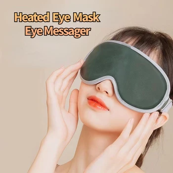 5 Mode Eye Massager Vibration Heated Eyes Mask Auto Closed USB Charging Eyes Care Machine Warm Spa Sleeping Mask with Remote Control