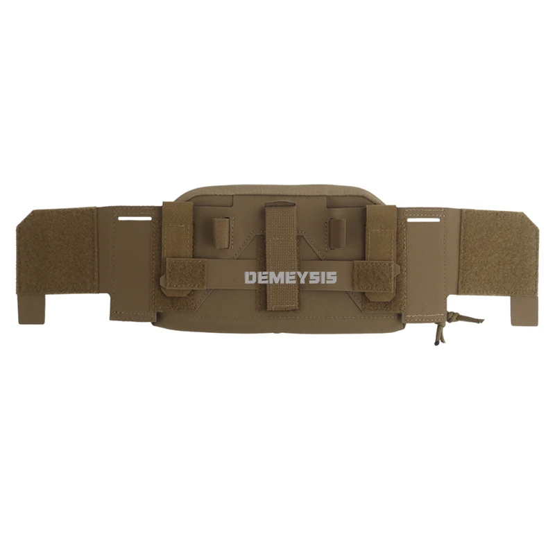 ハンティングベストポーチ 2層目アドミンポーチ タクティカル収納バッグ エアソフトベストプレートキャリアアクセサリー フロント収納コンパクトバッグ