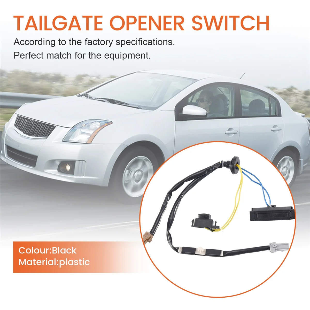 AT77 25380-2DT1A غطاء صندوق السيارة الإصدار مفتاح فتاحة الباب الخلفي لنيسان سنترا تيدا C11 لاتيو فيرسا