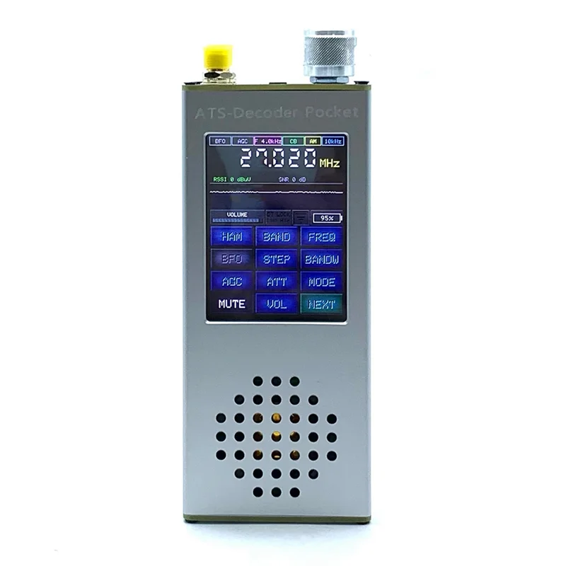 

Y45A-ATS Decoder Pocket Si4732 Full Band Radio Receiver FM RDS AM LW MW SW SSB DSP With 4.17 Official Registered Code Easy Insta