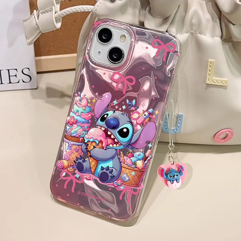 Stitch Rainbow Case For Samsung Galaxy S24 S23 S25 Ultra S22 S21 Plus S20 FE S21 Ultra A36 A55 A35 A25 A15 A54 A34 A14 A13 Cover