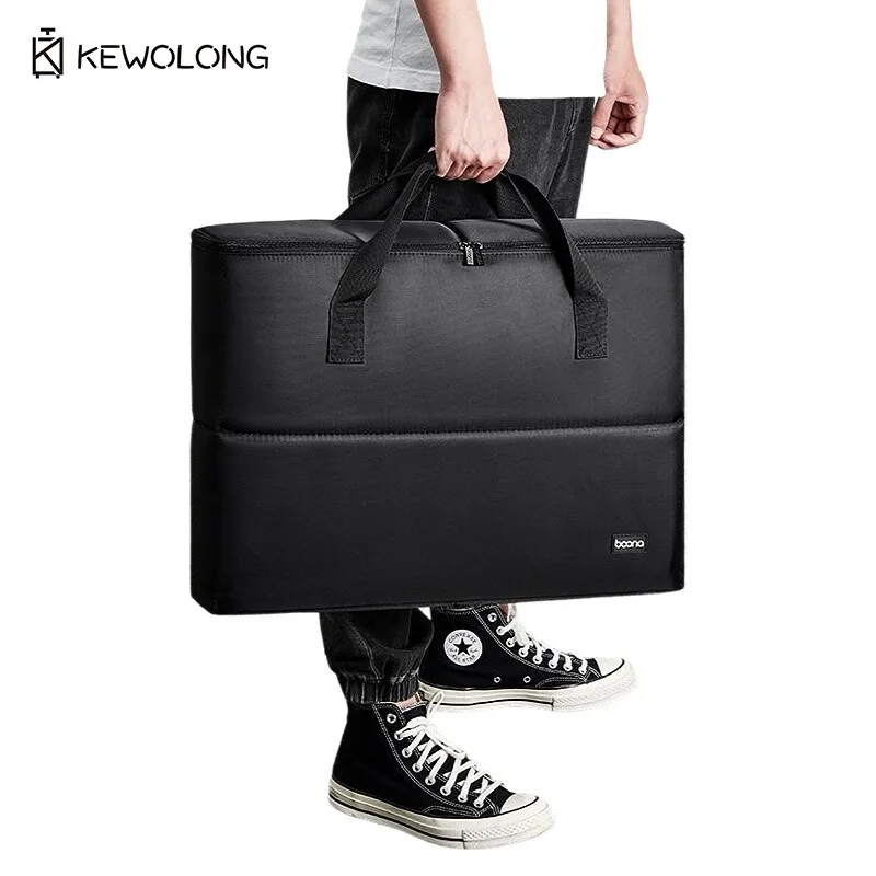 

Universal Portable Monitor Carrying Case for 24 27 Inch Screen - Shockproof Padded Storage Bag with Handle