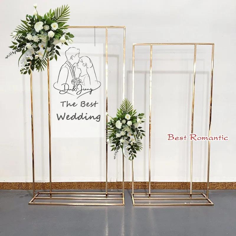 spot-quick-hair-disassembly-and-assembly-electroplated-gold-wrought-iron-background-rack-outdoor-wedding-decoration-screen-clock