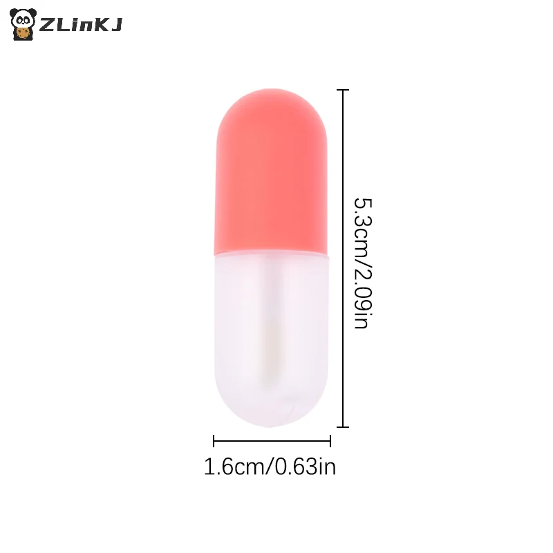 ▶ Mini Capsule de voyage 5ML, 1 pièce, brillant à lèvres, Tube vide, rouge à lèvres, Tube de baume à lèvres en plastique, échantillon, récipient cosmétique