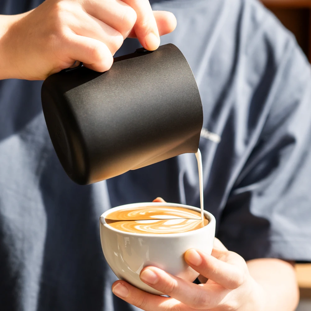 350ml/600ml/1000ml Milk Jugs Stainless Steel Milk Craft Milk Frothing Pitcher Coffee Latte Frothing Art Jug Pitcher Mug Cup