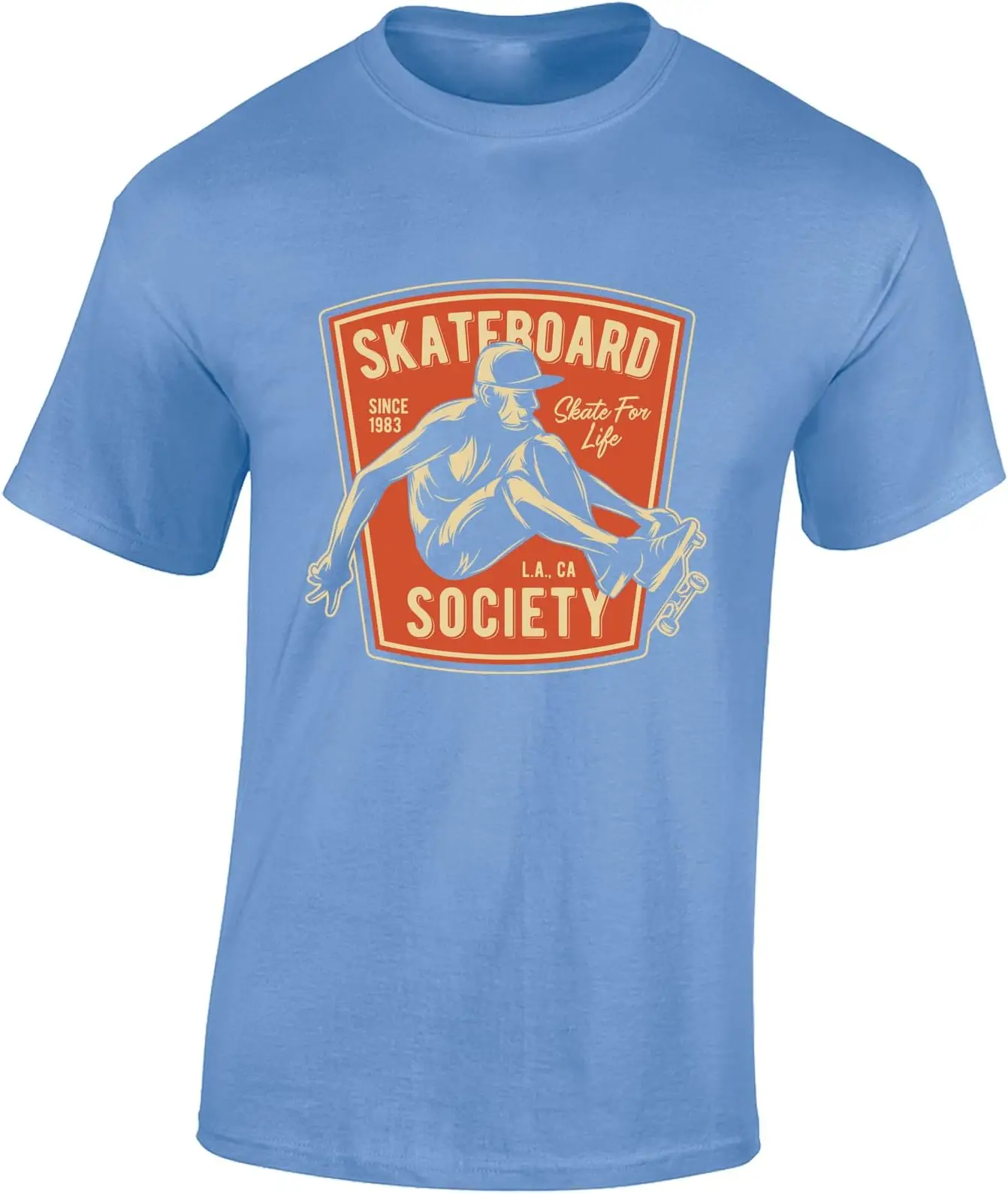 T-shirt unisexe à manches courtes Skateboard Society pour hommes, haut cool, qualité supérieure, médicaments Y2K, été