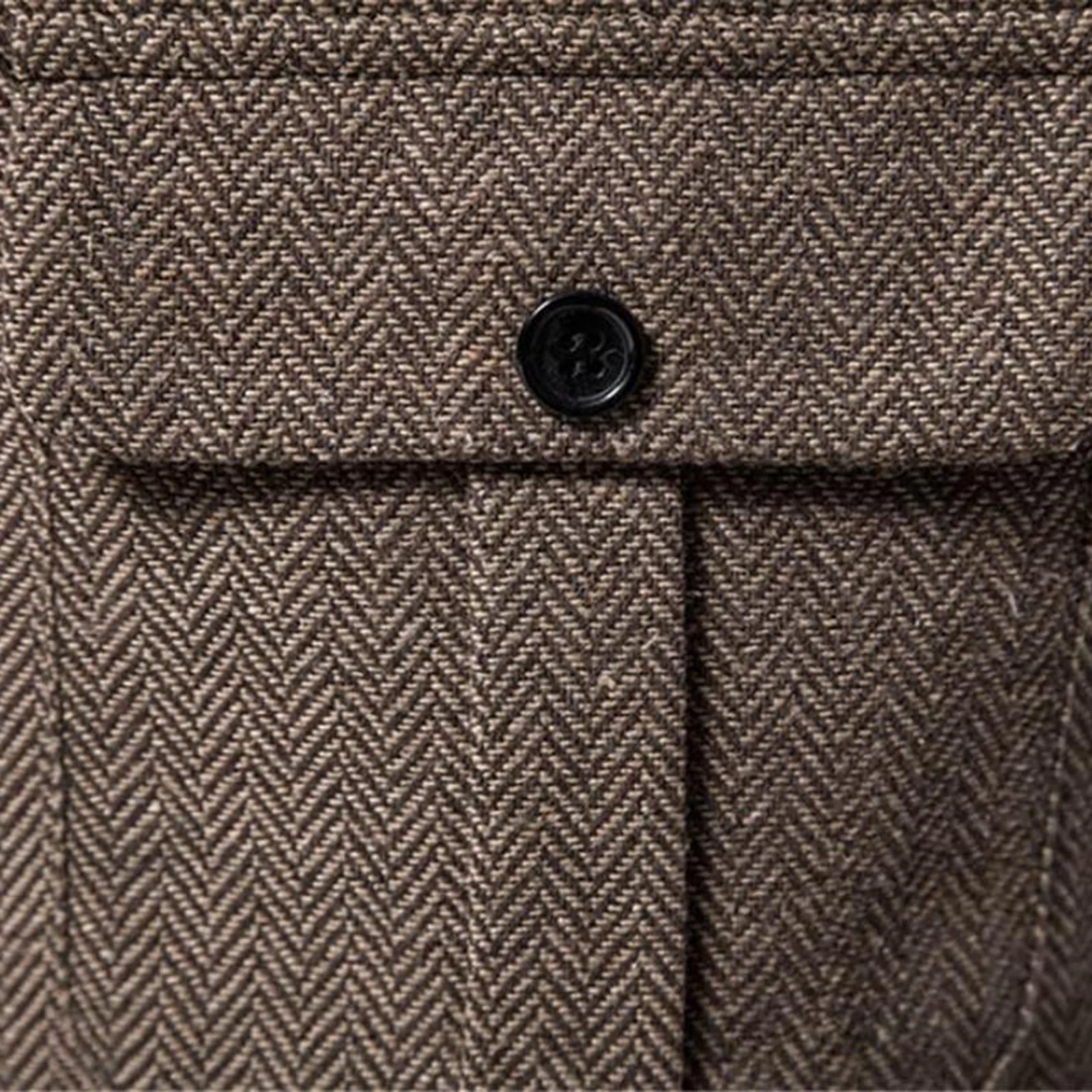 Rompi Jas Pria Rompi Tuksedo Kancing Sebaris Kasual Antik Ringan Rompi Gaun Formal untuk Pakaian Kerja Kantor