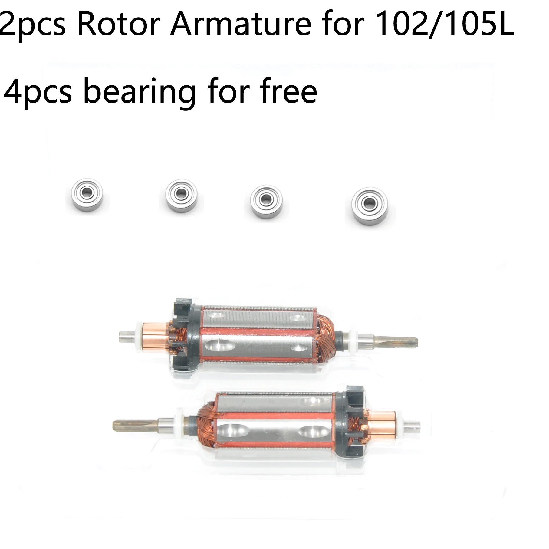 2pcs Rotor Armature Strong 210 204 90 102L 105L H37L1 SMT Marathon Handpiece Motor Rotor Electric Manicure Nail Drill Accessorie