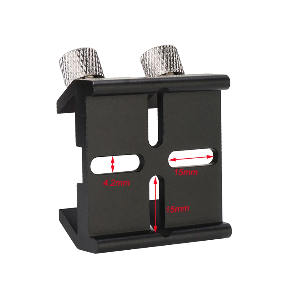 SVBONY Small Dovetail Plate with Locking Screw Quick-Connect Finderscope Guide Scope Adapter Bracket for Astronomical Telescope