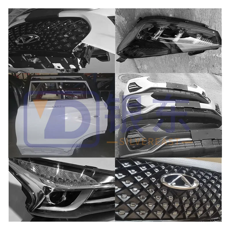 Used Original High Quality Car Parts Accessories Front Bumper Assembly Includes Car Headlight Assembly for Chery TIGGO 7 2024