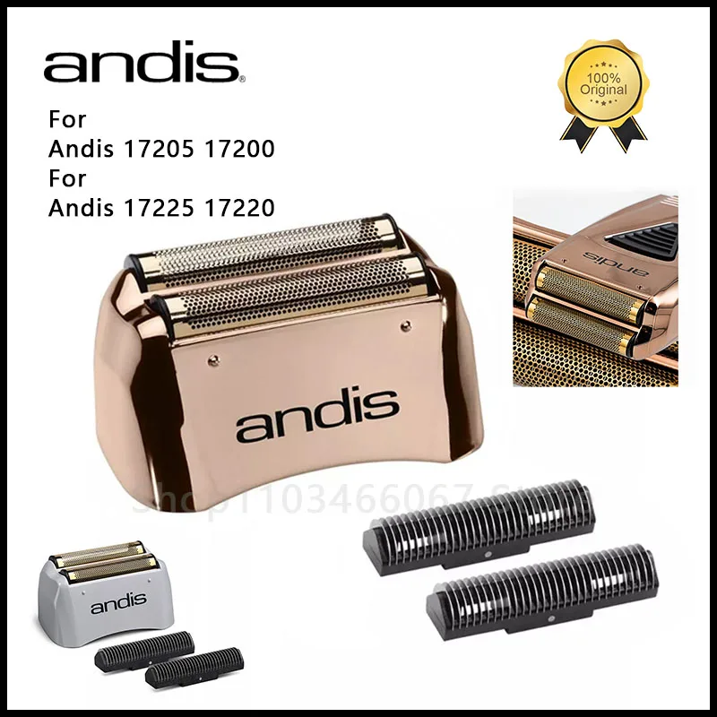 Original Andis Shaver Replacement Foil and Cutters For Profoil Lithium Plus 17205/17225 Electric Shaver Replacement Net Knife