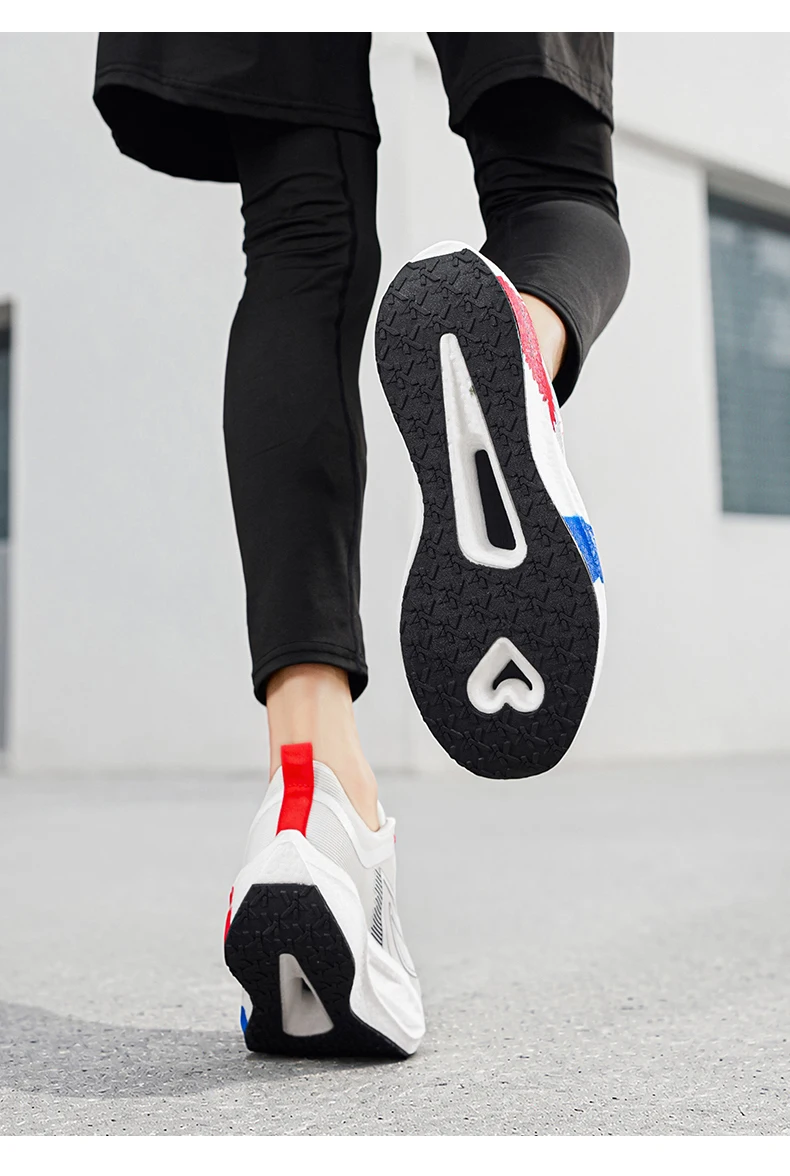 Herren Marathon-Laufschuhe mit Carbonplatte, Spezial-Sportschuhe für Outdoor, Atmungsaktiv, Leicht, Bequeme Damen-Sneaker – Detail 13