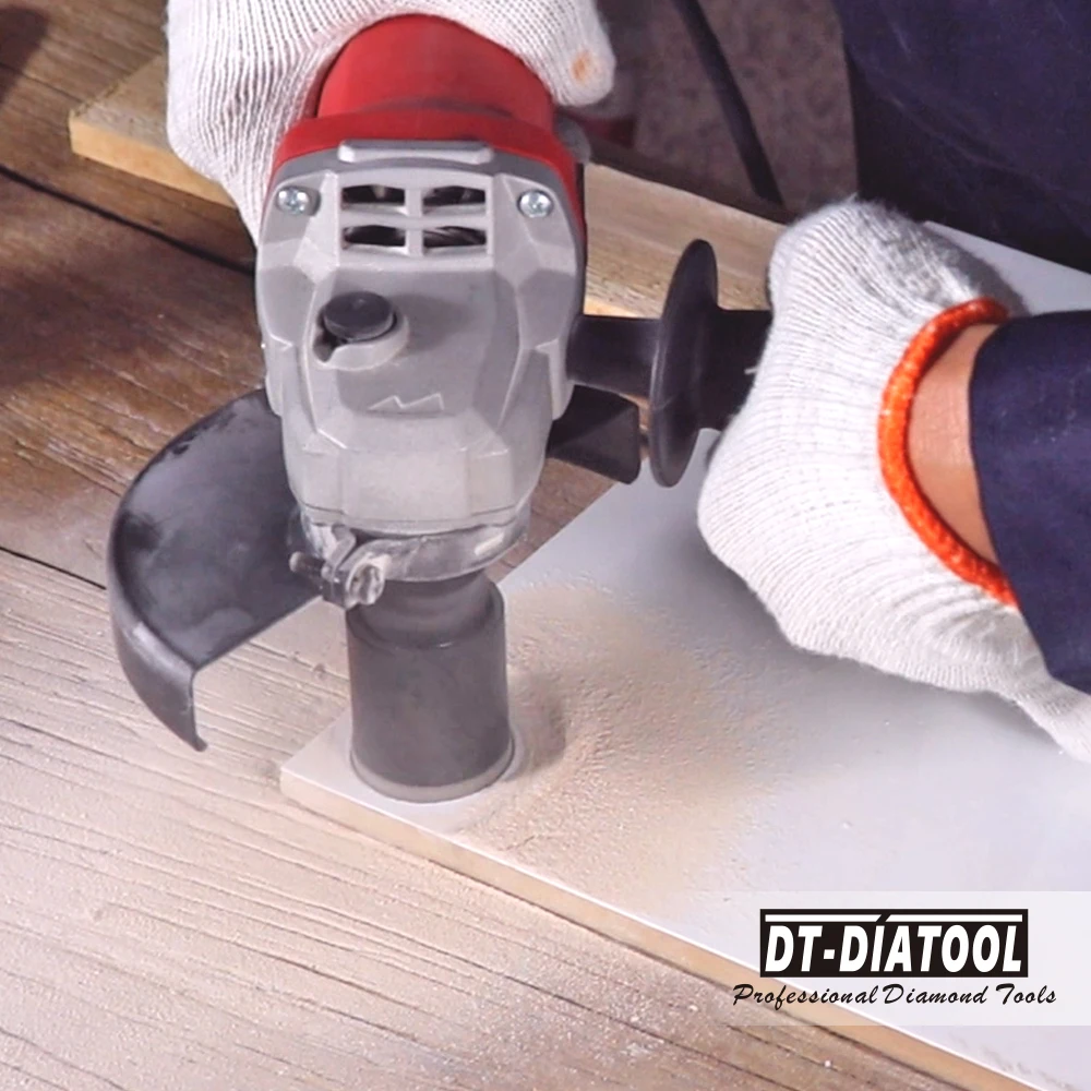 DT-DIATOOL Khô Vương Miện Kim Cương Khoan Core Bit Cho Đá Ceramic Lỗ Cưa Cắt Chuyên Nghiệp Chất Lượng Lõi Sứ Mũi Khoan Bits